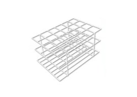 Estante Metálica Branca Revestida Em PVC - 12 Tubos De 25 Mm - 032-1225 - Metalic